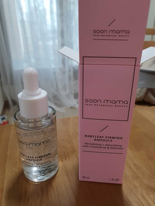 [soon mama] 봄에는 새싹 피부엔 새싹 퍼밍 앰플 리뷰 사진