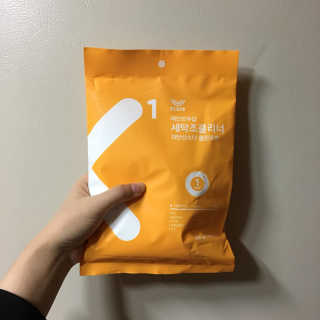 레인보우샵 올인원세탁세제,베이킹소다 스틱포6개입+세탁조클리너 — 4.67점을 준 리뷰어가 2018년 4월 올린 사용 사진