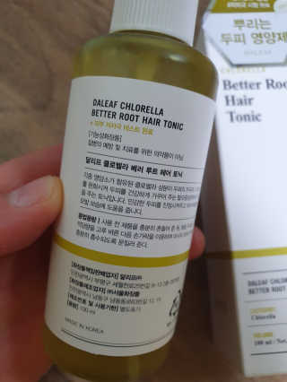 달리프 클로렐라 베러 루트 헤어토닉 100ml — 5점을 준 리뷰어가 2020년 3월 올린 사용 사진