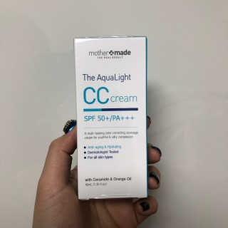 마더메이드 더 아쿠아라이트 CC크림 SPF50+ PA+++ — 2점을 준 리뷰어가 2019년 4월 올린 사용 사진