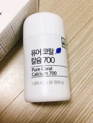 네츄럴굿띵스 퓨어 코랄 칼슘 700 30일분 — 4.67점을 준 리뷰어가 2018년 11월 올린 사용 사진