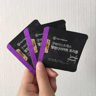 뉴트리네이처 굿바이 스트레스 웰컴 다이어트 트리플 — 4.5점을 준 리뷰어가 2019년 10월 올린 사용 사진