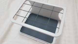 올버튼 낭비되는 돈을 지켜주는 거꾸로 스마트 수납선반 — 5점을 준 리뷰어가 2018년 8월 올린 사용 사진