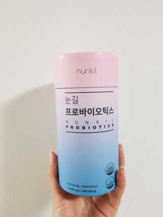 눈길 프로바이오틱스 눈길 콜라겐 프로바이오틱스 — 5점을 준 리뷰어가 2019년 11월 올린 사용 사진