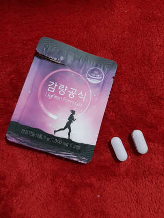 [감량공식] 다이어트 건강기능식품 — 5점을 준 리뷰어가 2019년 12월 올린 사용 사진