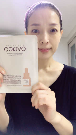 오바코 ovaco 오바코 안티 링클 G,J,D 마스크팩 — 5점을 준 리뷰어가 2017년 11월 올린 사용 사진