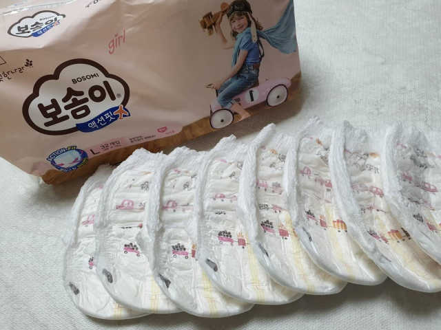 보솜이 액션핏 팬티형 리뷰 사진