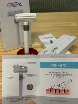 [C.razor]세라믹 제모기 택1+눈썹트리머 — 5점을 준 리뷰어가 2019년 8월 올린 사용 사진