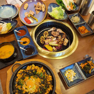 [닭익는마을 목동점] 전골세트2인 or 모듬구이세트2인 — 5점을 준 리뷰어가 2019년 12월 올린 사용 사진