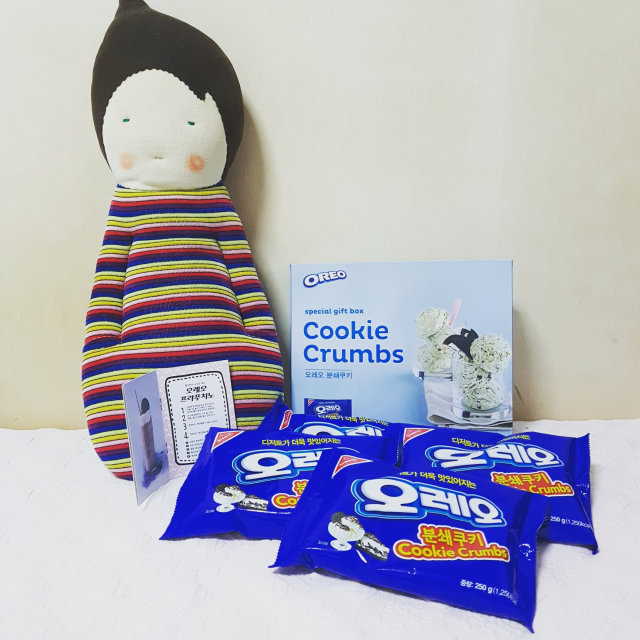 오레오 분쇄쿠키 리뷰 사진