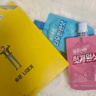 천호식품 숙취해서 헛개원샷, 타우린원샷 술푼너에게 — 4점을 준 리뷰어가 2017년 12월 올린 사용 사진