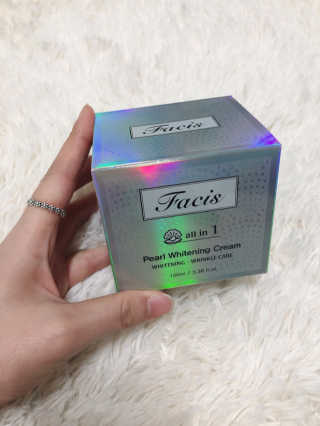파시스 올인원 진주 화이트닝 크림 100ml — 5점을 준 리뷰어가 2019년 2월 올린 사용 사진