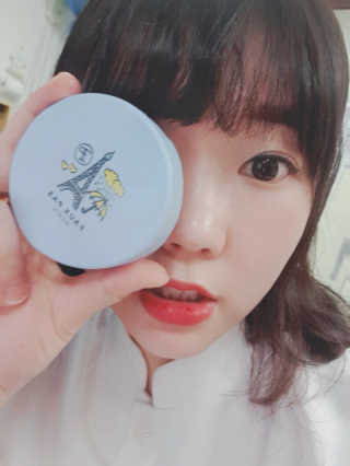 뽀빠파리레인프루프롱래스팅쿠션 21호 내추럴아이보리 — 5점을 준 리뷰어가 2019년 8월 올린 사용 사진