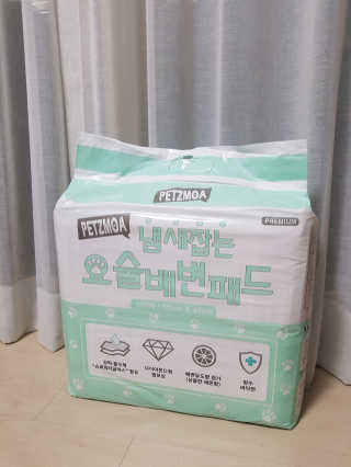 페츠모아 냄새잡는 요술배변패드 — 4점을 준 리뷰어가 2020년 2월 올린 사용 사진
