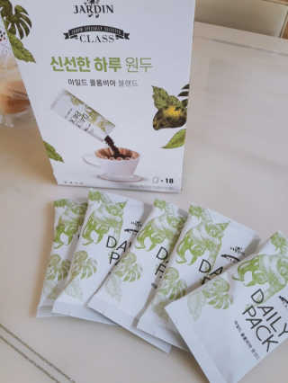 (주)쟈뎅 [쟈뎅] 클래스 신선한 하루 원두+여과지 SET — 5점을 준 리뷰어가 2019년 3월 올린 사용 사진