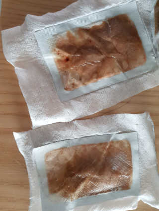 메디테라피 더마 릴렉스 힐링패치 — 5점을 준 리뷰어가 2018년 4월 올린 사용 사진