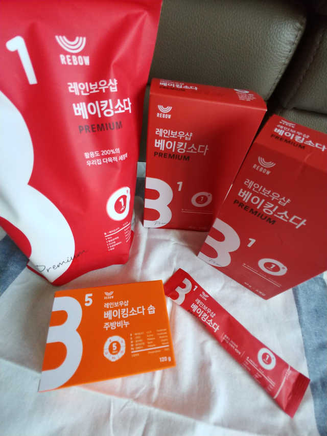 베이킹소다 프리미엄 스틱포+1kg+베이킹소다 주방비누 리뷰 사진