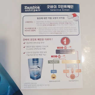 잠보아 뉴트리페어 굿바이 조인트페인 — 5점을 준 리뷰어가 2020년 1월 올린 사용 사진