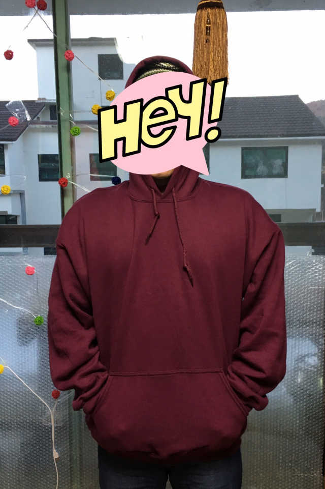 12500 후드티 DRY BLEND 리뷰 사진