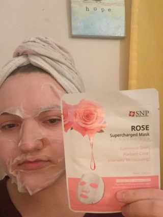 SNP Supercharged Mask_Rose Centifoli Flower — 3점을 준 리뷰어가 2019년 3월 올린 사용 사진