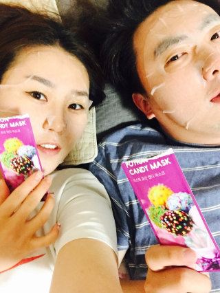 캔디오레이디 미스틱포션 캔디마스크 — 4점을 준 리뷰어가 2016년 6월 올린 사용 사진