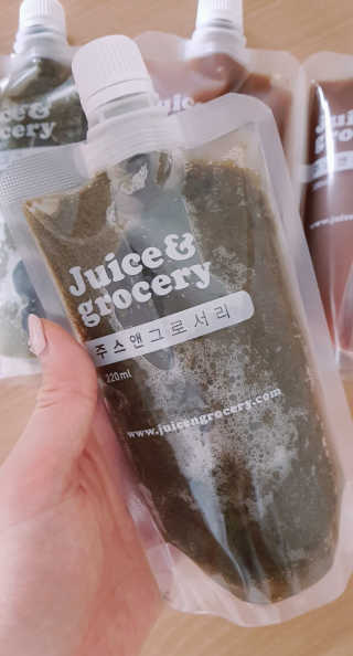 주스앤그로서리 건강한 봄을 위한 주스 — 5점을 준 리뷰어가 2020년 3월 올린 사용 사진