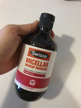 SWISSE 스위스 미셀라 메이크업 리무버 — 5점을 준 리뷰어가 2020년 1월 올린 사용 사진
