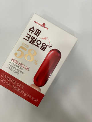 메이준뉴트리 슈퍼 크릴 오일58 1000mg x 30캡슐 — 5점을 준 리뷰어가 2020년 2월 올린 사용 사진