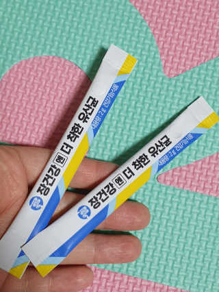 프롬바이오 엄마의 마음을 담은 장건강엔 더 착한 유산균 — 4점을 준 리뷰어가 2019년 11월 올린 사용 사진