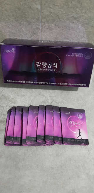 [감량공식] 다이어트 건강기능식품 — 5점을 준 리뷰어가 2019년 12월 올린 사용 사진