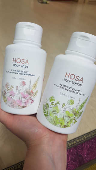 HOSA BODY WASH+BODY LOTION — 5점을 준 리뷰어가 2018년 3월 올린 사용 사진