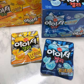아이셔젤리 레몬맛, 아이셔젤리 블루에이드맛 — 5점을 준 리뷰어가 2019년 3월 올린 사용 사진