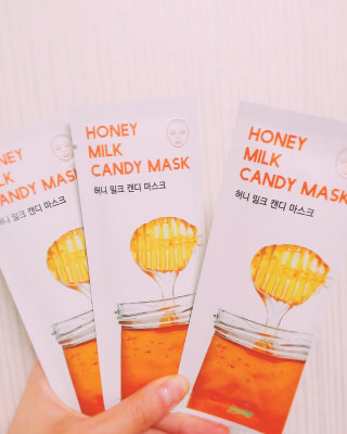 캔디오레이디 허니밀크 캔디마스크 — 3.5점을 준 리뷰어가 2016년 7월 올린 사용 사진