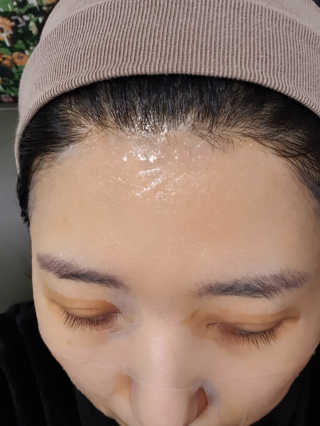 고보습에 화이트닝 아미모네 바다마스크팩 10매입 — 5점을 준 리뷰어가 2020년 1월 올린 사용 사진