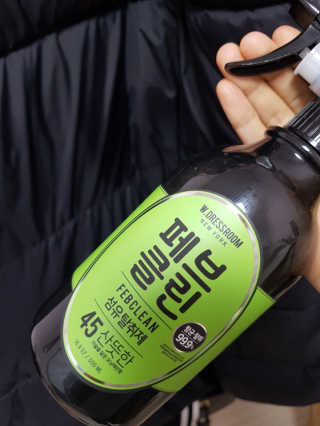더블유드레스룸 페브클린 500ml — 5점을 준 리뷰어가 2018년 11월 올린 사용 사진