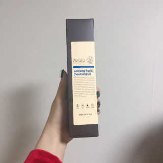 아미니 릴렉싱 페이셜 클렌징 오일 — 5점을 준 리뷰어가 2019년 1월 올린 사용 사진
