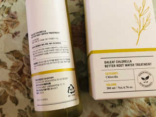 달리프 클로렐라 베러 루트 워터트리트먼트 200ml — 4.5점을 준 리뷰어가 2019년 4월 올린 사용 사진