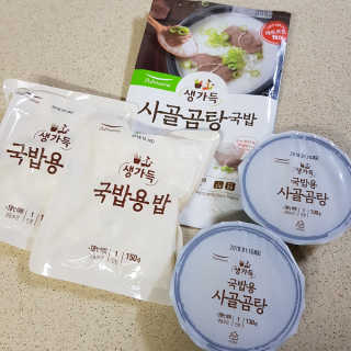 [풀무원] 사골곰탕국밥 황태해장국밥 — 5점을 준 리뷰어가 2018년 6월 올린 사용 사진
