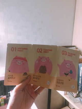 미팩토리 3단 돼지코팩 3매입 X 2 — 4.33점을 준 리뷰어가 2018년 3월 올린 사용 사진