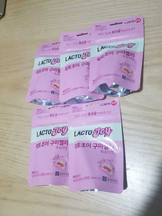 락토조이 구미젤리 복숭아맛 — 5점을 준 리뷰어가 2019년 10월 올린 사용 사진