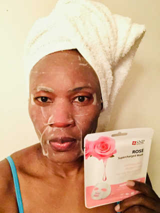 SNP Supercharged Mask_Rose Centifoli Flower — 5점을 준 리뷰어가 2019년 1월 올린 사용 사진