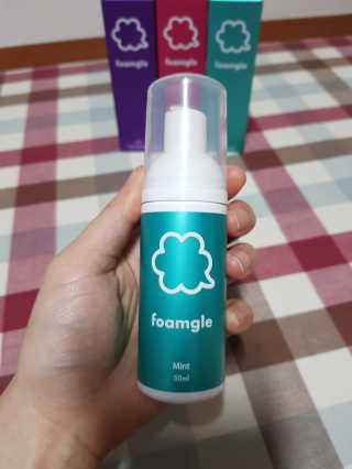 폼글 I foamgle [폼글] 거품가글 50ml 3종 - 민트, 라벤더, 라즈베리 — 5점을 준 리뷰어가 2019년 11월 올린 사용 사진