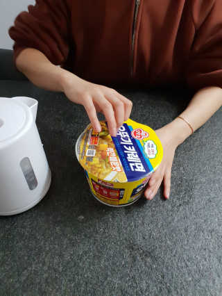 오뚜기카레면 2차 모집 — 5점을 준 리뷰어가 2019년 1월 올린 사용 사진