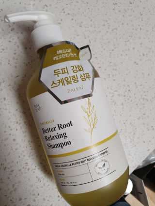 달리프 클로렐라 베러 루트 릴렉싱 샴푸 500ml — 5점을 준 리뷰어가 2020년 1월 올린 사용 사진