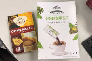 (주)쟈뎅 [쟈뎅] 클래스 신선한 하루 원두+여과지 SET — 4.5점을 준 리뷰어가 2019년 3월 올린 사용 사진