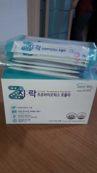 지노바 지락프로바이오틱스포뮬라 — 5점을 준 리뷰어가 2019년 11월 올린 사용 사진