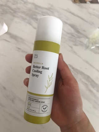 달리프 클로렐라 베러 루트 쿨링 스프레이 100ml — 4.5점을 준 리뷰어가 2019년 7월 올린 사용 사진