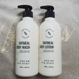 (주)에네스티 내추럴 촉촉  오트밀 바디로션 500ml — 5점을 준 리뷰어가 2020년 1월 올린 사용 사진