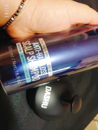 다슈코리아 다슈 단백질 한방 두피 골드 샴푸 500ml +샴푸브러쉬 — 5점을 준 리뷰어가 2020년 1월 올린 사용 사진