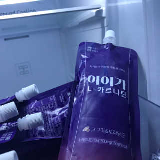 오엔엘 아이가 L-카르니틴 2박스 — 5점을 준 리뷰어가 2019년 4월 올린 사용 사진